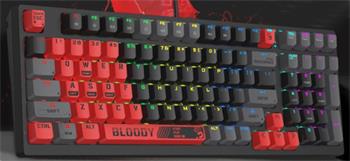 A4tech Bloody S98 Sports mechanická herní klávesnice,RGB podsvícení, Red Switch,