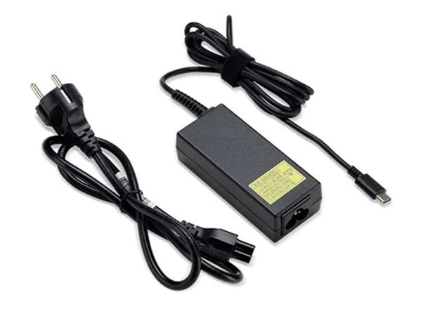 Acer 100W USB TYPE-C ADAPTER, BLACK, EU POWER CORD - pro zařízení s AC adapterem Type-C (retail pack)