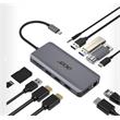 ACER 12IN1 TYPE C DONGLE: 2 x USB3.2, 2 x USB2.0, 1x SD/TF, 2 x HDMI, 1 x PD, 1 x DP, 1 x RJ45, 1 x 3.5 Audio