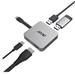 Acer 4in1 Type C dongle: 1x HDMI (až 4K@30Hz), 2x USB3.2 (5Gbps Data Transfer), 1x USB-C (Power Delivery max. 100W)