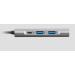 Acer 7in1 type C dongle: 3x USB 3.2, 1xHDMI 4K, 1x type C Power Delivery (100W), 1 X SD/TF card reader