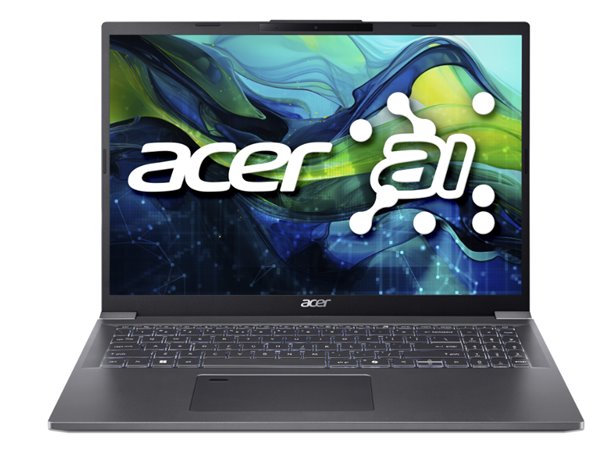 Acer Aspire 16 (A16-71M-739F) Core Ultra 7 155H/32GB/1TB SSD/16" WUXGA/AI/Win11 Home/šedá