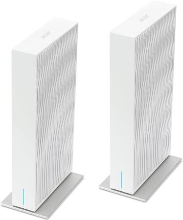 Acer Connect Wave 7 - Wifi 7 Mesh Router, Intel Killer Prioritisation Engine, MU-MIMO - Dual Pack