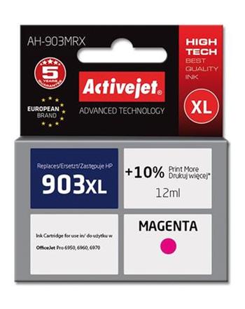 ActiveJet inkoust HP 903XL T6M07AE regenerated AH-903MRX 12 ml