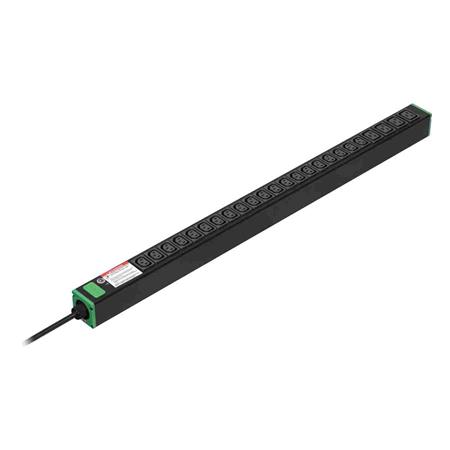 APC Easy Rack PDU, Basic, Vertical, 1 Phase, 3.7kW, 230V, 16A, 20 x C13 and 4 x C19 outlets, IEC60309 PLUG