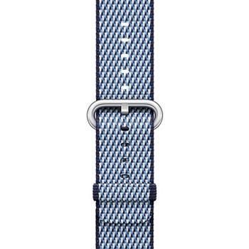 Apple Watch 38mm Midnight Blue Check Woven Nylon