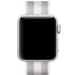 Apple Watch 38mm White Stripe Woven Nylon