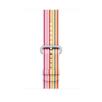 Apple Watch 42mm Pink Stripe Woven Nylon