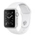 Apple Watch Series 1, 38mm Silver Aluminium Case with White Sport Band
