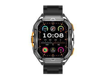 ARMODD Titan GPS černá s kovovým řemínkem + černý silikonový řemínek