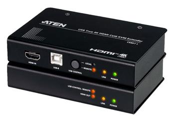 ATEN CE801 USB True 4K HDMI Cat 6 KVM Extender (4K @ 70 m / FHD @ 100 m)