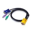 ATEN integrovaný kabel 2L-5201P pro KVM PS/2, 1,2 M