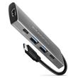 AXAGON HMC-5G2, USB-C 3.2 Gen 2 10 Gb/s hub, porty HDMI 4K/60Hz + 2x USB-A + 2x USB-C, PD 1000W, kabel USB-C 13cm