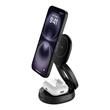 Belkin BOOST CHARGE Qi2 15W 2v1 Magnetická skládací nabíječka pro iPhone/Apple Watch/AirPods, černá