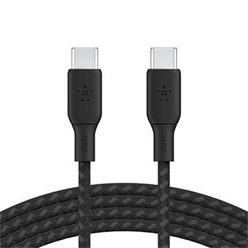 Belkin BOOST CHARGE™ USB-C/USB-C kabel 100W, 2m, černý - odolný