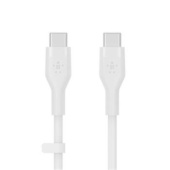 Belkin BOOST CHARGE™ USB-C/USB-C kabel, 2m, bílý - Flex