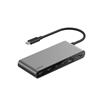 Belkin CONNECT Connect 8v1 USB-C hub s dvojitým USB-C portem – stříbrný
