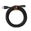 Belkin DURATEK Lightning kabel, 1,2m, černý - odolný + řemínek