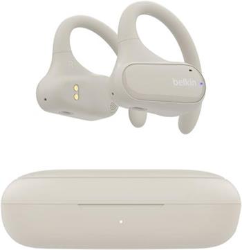 Belkin SOUNDFORM™ ClearFit - Open-Ear Wireless Earbuds - bezdrátová sluchátka, béžová