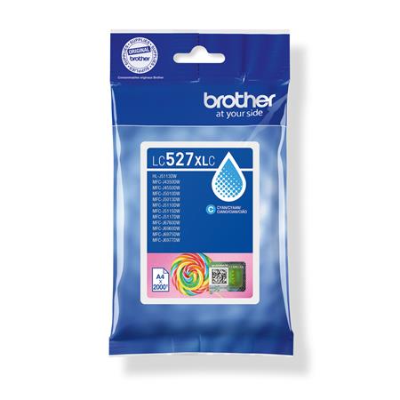 Brother LC527XLC (inkoust cyan, 2000 str.)
