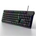 C-TECH herní klávesnice Riven (GKB-16), casual gaming, CZ/SK, duhové podsvícení, USB