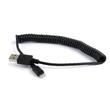 CABLEXPERT Kabel USB A Male/Lightning Male, 1,5m, černý, kroucený