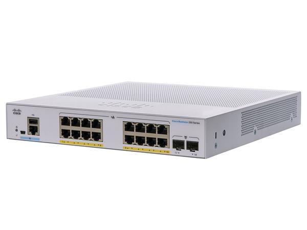 CBS350 Managed 16-port GE, PoE, Ext PS, 2x1G SFP