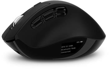 CONNECT IT FOR HEALTH DualMode bezdrátová ergonomická myš s LCD displejem, 2.4 G