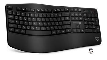 CONNECT IT FOR HEALTH Ergonomická klávesnice, bezdrátová, USB 2.4GHz, CZ + SK ve