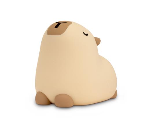 CONNECT IT KAPYBARA dětské noční světlo, dotykové, 3 úrovně osvětlení, baterie 1200 mAh, hnědá