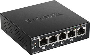 D-Link DGS-1005P 5-Port Desktop Gigabit PoE+ Switch