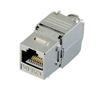 DATACOM Keystone RJ45 STP CAT6A samořezný SILVER