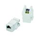DATACOM Keystone RJ45 UTP CAT6 (DUAL) SLIM bílý