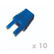 DATACOM Manžetka pro plug RJ45 modrá (10ks)
