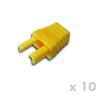 DATACOM Manžetka pro plug RJ45 žlutá (10ks)