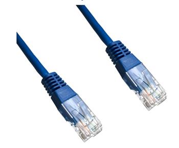 DATACOM Patch cord UTP CAT5E 1,5m modrý
