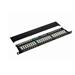 DATACOM Patch panel 19" STP 24 port CAT5E LSA 0.5U BK (3x8p)