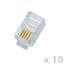 DATACOM Plug UTP CAT3 4p4c- RJ10 lanko (10ks)