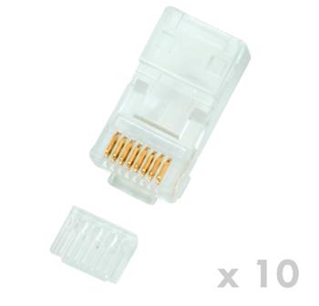 DATACOM Plug UTP CAT6 8p8c- RJ45 drát (10ks)