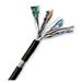 DATACOM S/FTP drát CAT7 PE,Fca 500m cívka, plášť černý OUTDOOR