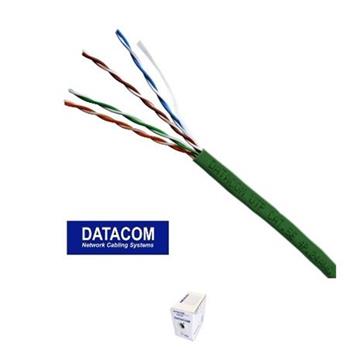 DATACOM UTP lanko CAT5E PVC 305m box zelený