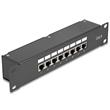 Delock 10” Propojovací patch panel, 8 portový, Cat.6