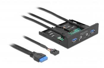 Delock 3.5” USB 3.2 Gen 1 přední panel 2 x USB Typ-A + HD-Audio