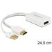 Delock Adaptér HDMI-A samec > Displayport samice