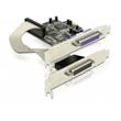 Delock adaptér PCI Express x1 2xparalelní port
