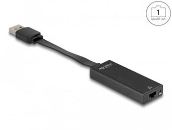 Delock Adaptér USB Typu-A sítě Gigabit LAN, tenký