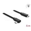 Delock Aktivní optický kabel USB 10 Gbps USB Type-C™, ze zástrčky na zástrčku, pravoúhlý, 5 m