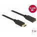 Delock DisplayPort 1.2 prodlužovací kabel 4K 60 Hz 3 m