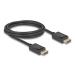 Delock DisplayPort kabel 16K 30 Hz / 8K 60 Hz 40 Gbps 2 m