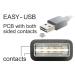 Delock Kabel EASY-USB 2.0 Typ-A samec > USB 2.0 Typ-B samec 5 m černý